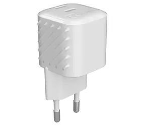 ER GaN mini nabíječka 36W bílá / Napájecí adaptér / 2x USB-C / 36 W