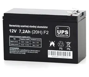 FIAMM UPS baterie 12V 7,2Ah F2 / Baterie pro UPS / 12V / 7,2Ah / F2 / AGM