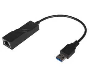 PremiumCord adaptér USB 3.0 na LAN RJ45 černá / Adaptér / Gigabit Ethernet / 10/100/1000 Mbit