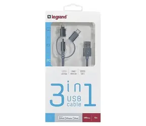 PGS Kabel USB 3v1 / Nabíjecí kabel / Univerzální
