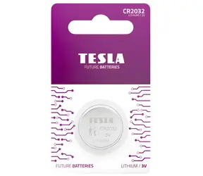 Tesla CR2032 / Knoflíková baterie / lithiová / 1 ks / blistr