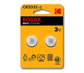 Kodak MAX CR2032 2 ks / Baterie / lithiová knoflíková / 3V