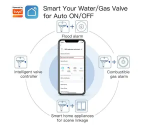 MOES WV-QY-EU-EN / Ovladač ventilu vody a plynu / WiFi / Tuya Smart / Alexa & Google Home