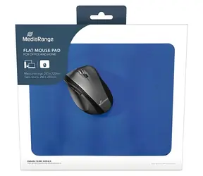 MediaRange podložka pod myš 250x220 mm modrá / Podložka pod myš / tloušťka 3 mm / protiskluzový podklad