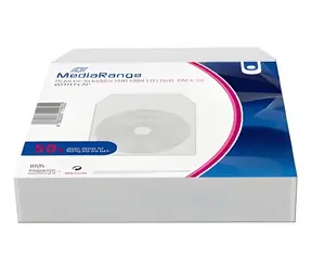 MediaRange Obal na mini CD-R/DVD-R transparentní (50 ks) / Obal na média / Plast