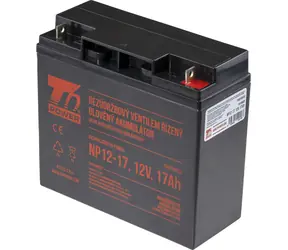 T6 Power NP12-17 / Akumulátor / 12V / 17Ah / VRLA / pro UPS
