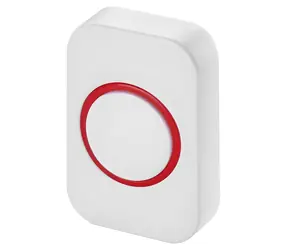EMOS P5732T / Náhradní tlačítko ke zvonku P5732 / IP44 / dosah 100 m / 433 MHz