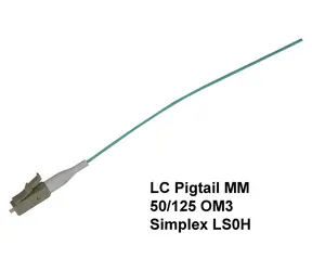 OEM Optický pigtail LC 50/125 OM3 / Optický pigtail / 2 m / 0,9 mm