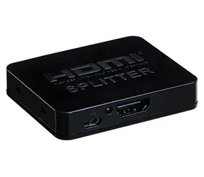PremiumCord HDMI splitter 1-2 porty černá / Rozbočovač / 4K x 2K / FULL HD / 3D / napájení USB