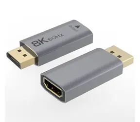 PremiumCord redukce DisplayPort-HDMI Male-Female / Redukce / 8K/60 Hz, 4K/144 Hz / pozlacené konektory