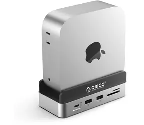 Orico Dokovací stanice pro Mac Mini M4 / Dokovací stanice / M.2 NVMe slot / USB-C 10 Gbps