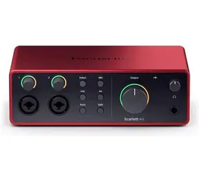 Focusrite Scarlett 4i4 4th Gen / Zvukové rozhraní / USB-C / 4 vstupy / 4 výstupy