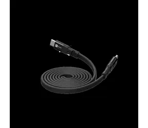 ER Power Flat Magnetic černá / Magnetický kabel / plochý / USB-C/USB-C / PD 100W / 1,5m
