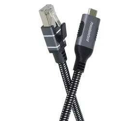 PremiumCord USB-C - RJ45 Ethernet adaptér / Redukce / Gigabit Ethernet 10/100/1000 Mbps / 3 m