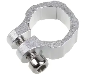 Lamptron Hadicová spona 10 mm stříbrná / Spona pro vodní chlazení / Průměr 10 mm