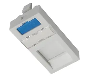 Solarix French Style SXF-M-1-22,5-WH-P bílá / Modul zásuvky / 22,5 x 45 mm / pro 1x keystone / přímý
