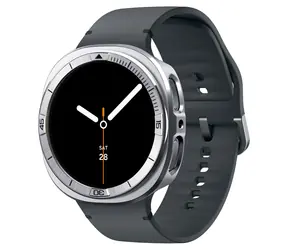 Spigen Bezel Tune Pro (Pilot) stříbrná / Ochranný kryt / pro Samsung Galaxy Watch 9/8 44mm / nerezová ocel