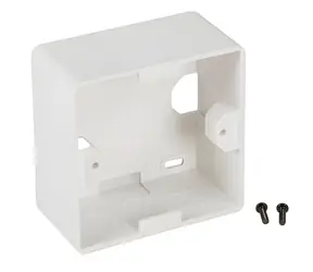 EFB Instalační krabice na omítku bílá / Instalační krabice / 80x80x40 mm / pro keystone moduly