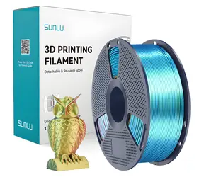 Sunlu PLA+ Silk červená-žlutá-zelená / Struna pro 3D tiskárnu / PLA / 1,75 mm / 1 kg
