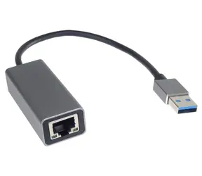 PremiumCord adaptér USB 3.0 - RJ45 Ethernet / Adaptér / 10/100/1000 Mbit / hliníkové pouzdro