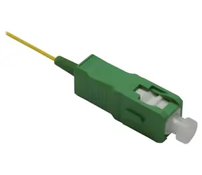 OEM Pigtail SC/APC bílá / Optický pigtail / Single mode 9/125 OS2 / 1 m