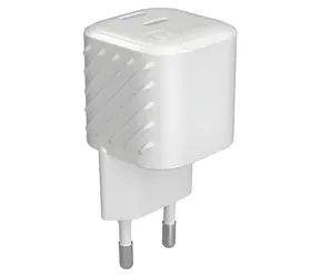 ER GaN mini nabíječka 45W bílá / Napájecí adaptér / 2x USB-C / 45 W