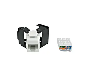 SCHRACK Keystone RJ45 Cat.6 UTP samozářezový / Konektor RJ45 / nestíněný