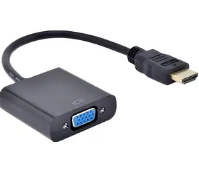 PremiumCord převodník HDMI na VGA se zvukem černá / Redukce / Full HD 1080p / bez nutnosti napájení