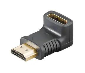 OEM Redukce HDMI A(M)-A(F) lomená dolů / Redukce / pozlacené konektory
