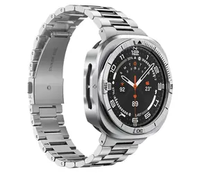 Spigen Bezel Tune Pro (Pilot) stříbrná / Ochranný rámeček / Samsung Galaxy Watch Ultra 2 47mm / Nerezová ocel