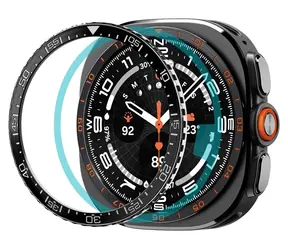 Spigen Bezel Tune (Diver) černá / Ochranný rámeček / Samsung Galaxy Watch Ultra 2 47mm