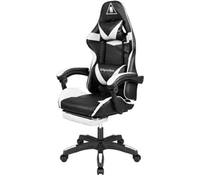 Kruger&Matz GX-150 černo-bílá / Herní židle