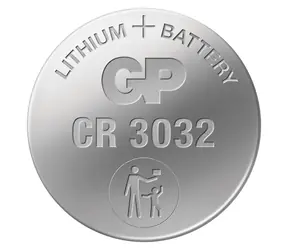 GP CR3032 / Knoflíková baterie / Lithiová / 500 mAh / 3V