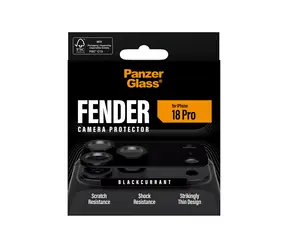 PanzerGlass FENDER Apple iPhone 18 Pro Black Currant / Ochranný prvek fotoaparátu / Silikon / Plně nalepovací