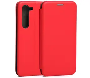 Beline Magnetic pouzdro pro Samsung Galaxy S23+ (S916) červená / Pouzdro typu kniha / Magnetické zavírání