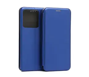 Beline Magnetic Book Case modrá / Pouzdro typu kniha / Xiaomi Redmi Note 13 5G / magnetické zavírání