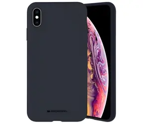 Mercury Silicone tmavě modrá / Pouzdro / Apple iPhone 13 Pro / Silikonové