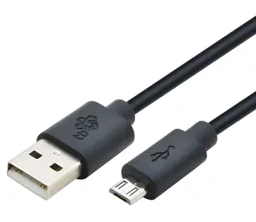 USB - Micro USB kabel 3 m černý / Datový kabel / USB-A - MicroUSB / Nabíjení a data