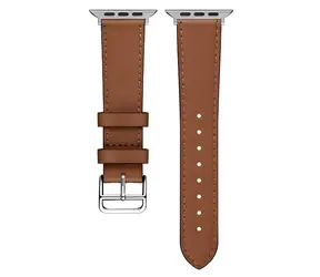 Beline Hermes Kožený řemínek pro smartwatch hnědá / Řemínek / kůže / nerezová spona / 20 mm