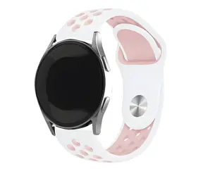 Beline Sport Silicone bílo-růžová / Sportovní pásek / šířka 20 mm / pro smartwatch
