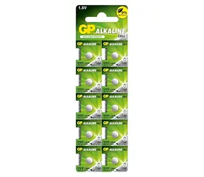 GP LR626 AG4 177 / Alkalická knoflíková baterie / 1,5V / 10 ks / Blistr