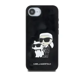 Karl Lagerfeld PU Saffiano Karl and Choupette černá / Zadní kryt / pro Apple iPhone 16e