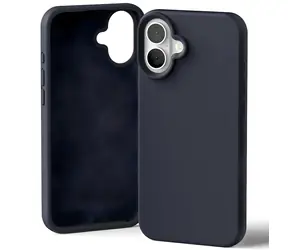 Mercury Silicone pouzdro iPhone 16 Plus 6,7" tmavě modré / Pouzdro / Silikon / Bezdrátové nabíjení