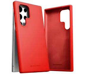 Mercury Silicone pouzdro pro Samsung Galaxy S24 Ultra (S928) červené / Pouzdro / Silikon / Bezdrátové nabíjení