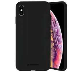 Mercury Silicone Case Samsung Galaxy A03s černá / Pouzdro / Silikonové / Mikrovlákno uvnitř