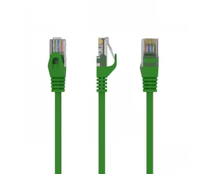 Patch kabel UTP Cat6 0,25 m zelený / Síťový kabel / RJ45-RJ45