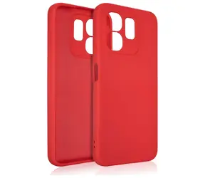 Beline Silicone Case červená / Kryt / Infinix Hot 50i / silikonový