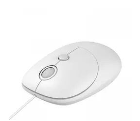 i011 Seagull bílá / Myš / USB / 2400 DPI
