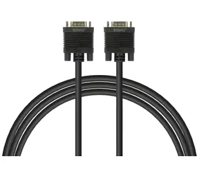CL-202 VGA kabel černý / Propojovací video kabel / VGA (D-Sub) - VGA (D-Sub) / 1,8 m / s ferity