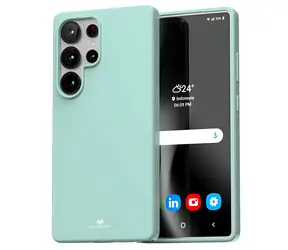 Mercury Soft Samsung Galaxy S25 Ultra mint / Pouzdro / TPU / Matný povrch